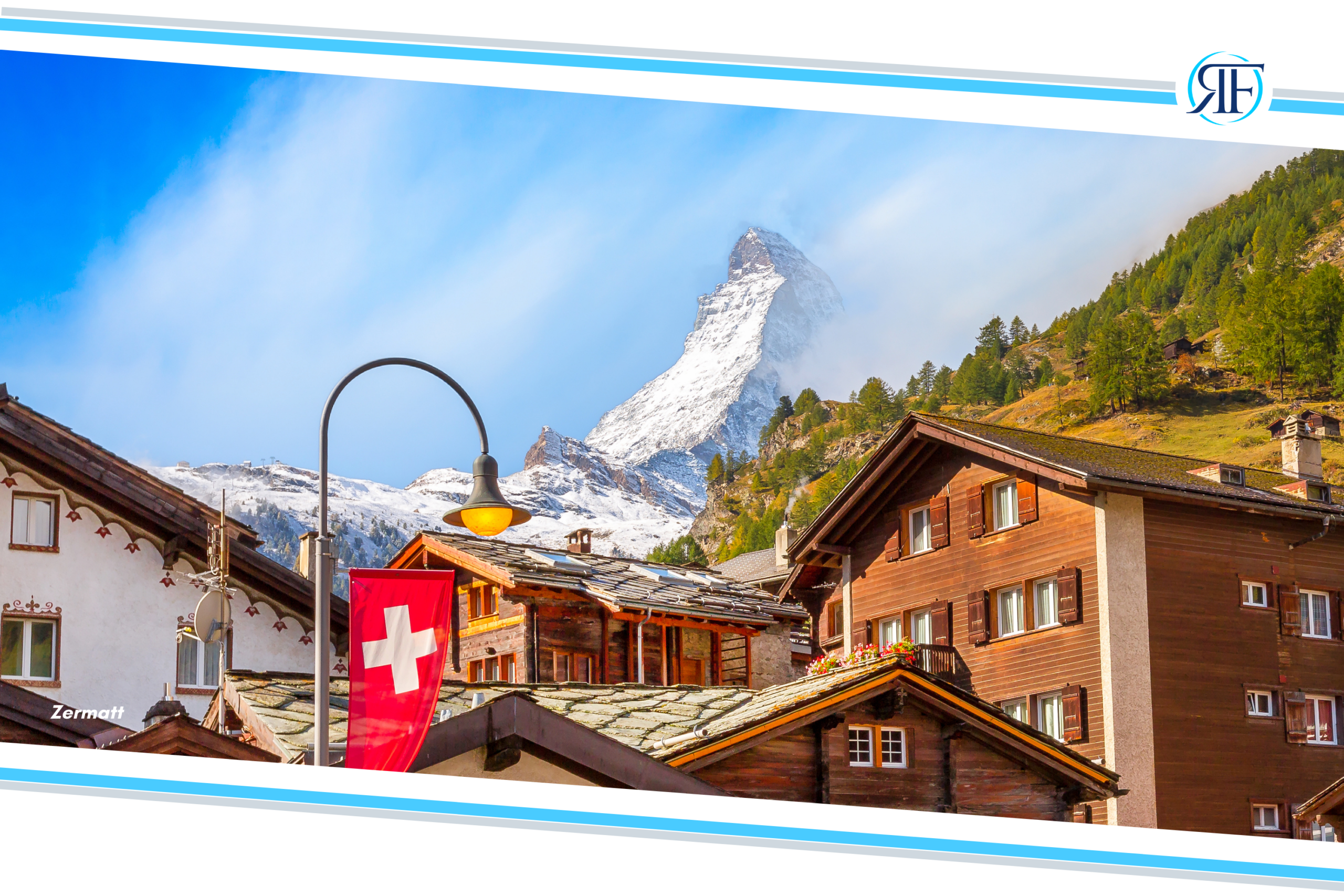 Lump Sum and Annuity | Swiss 2nd Pillar blog photo of view of the matterhorn from zermatt town