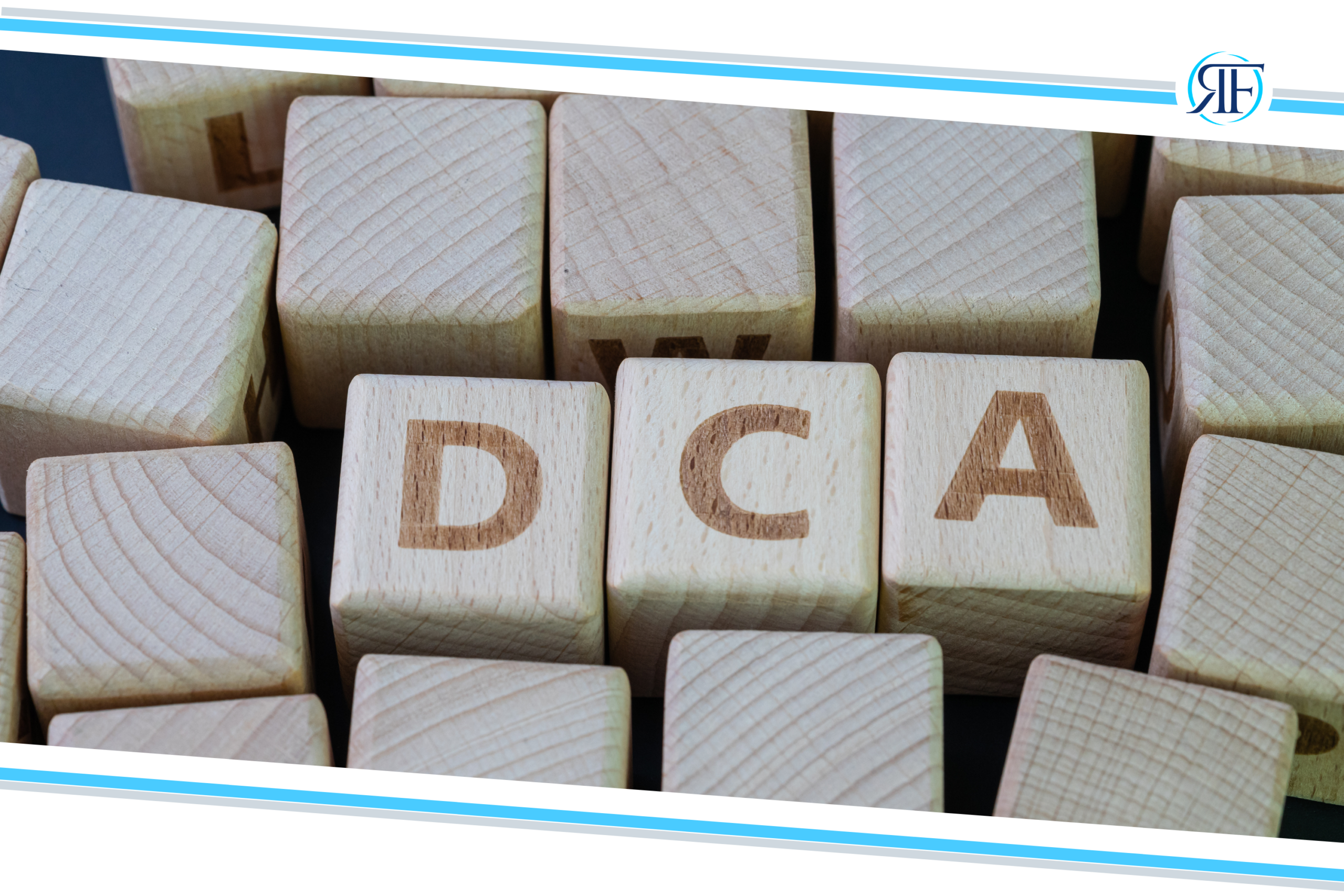 Investing Strategies Comparison Blog photo showing DCA cubes