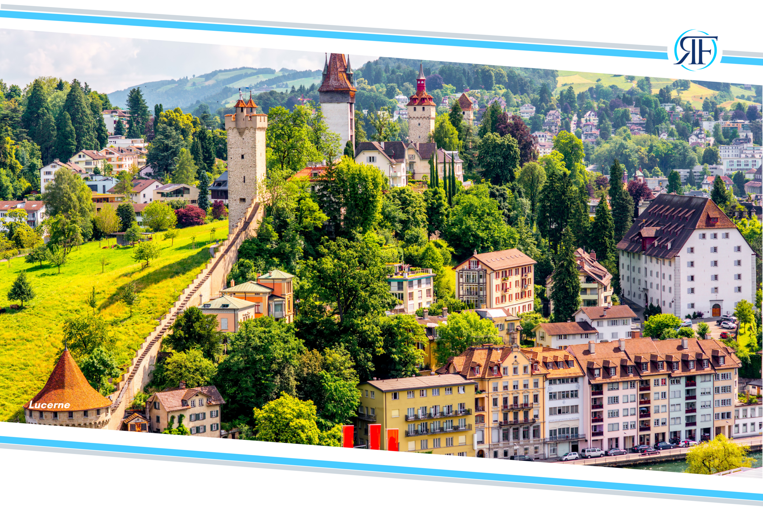 Personalised Strategies for Financial Independence blog photo showing Lucerne wall in Switzerland