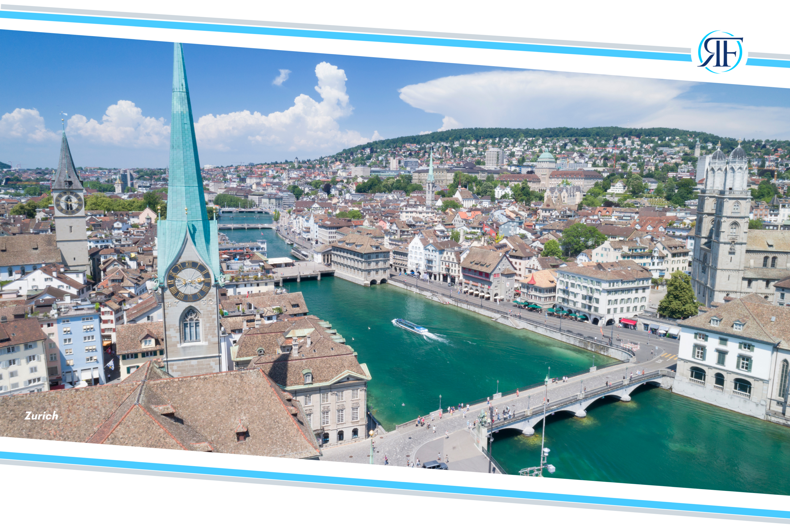 View of Zurich downtown for blog post on how to invest in uncertain markets during volatility